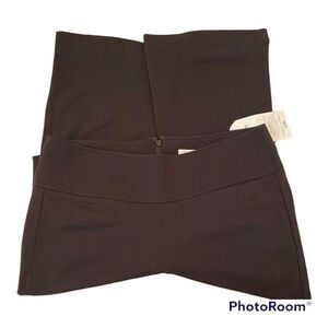 NWT Cabi Size M Knit Pants Back Zip, Boot Cut Black Size M